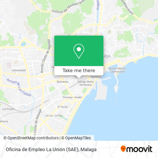 Oficina de Empleo La Unión (SAE) map