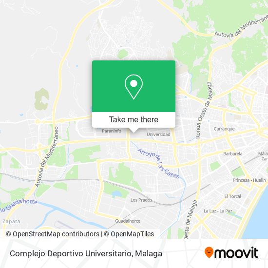 Complejo Deportivo Universitario map
