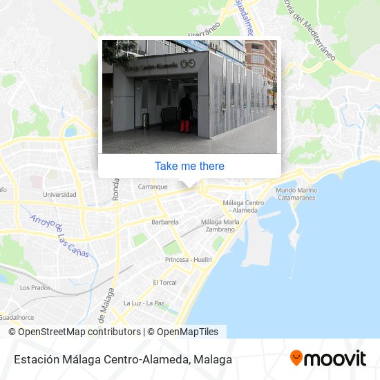 Estación Málaga Centro-Alameda map