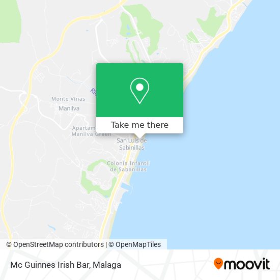 Mc Guinnes Irish Bar map