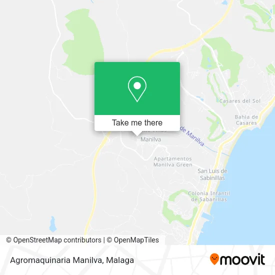 mapa Agromaquinaria Manilva