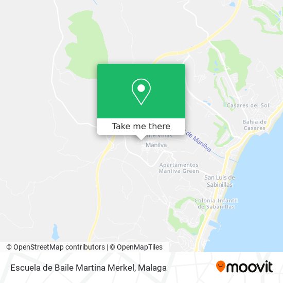 Escuela de Baile Martina Merkel map