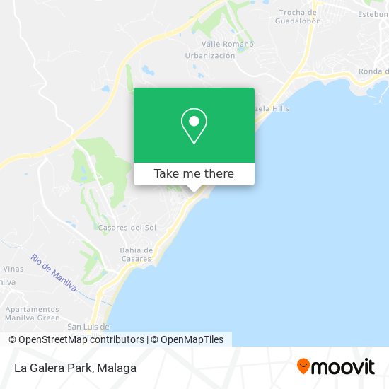 La Galera Park map