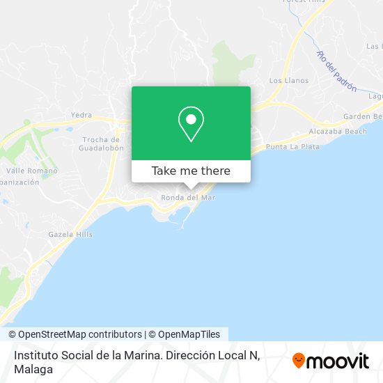 Instituto Social de la Marina. Dirección Local N map