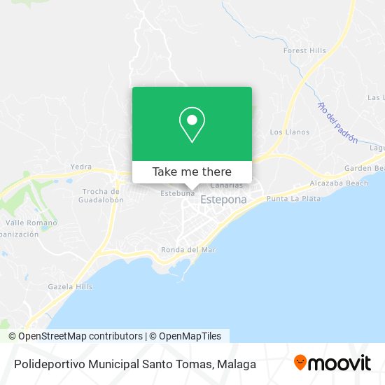 Polideportivo Municipal Santo Tomas map