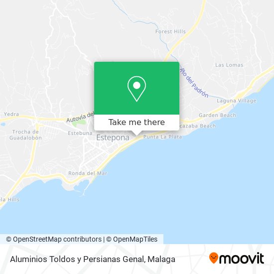 Aluminios Toldos y Persianas Genal map