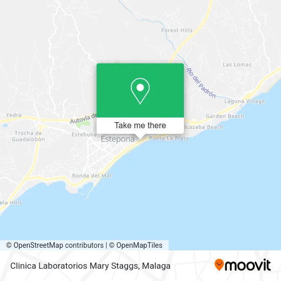 mapa Clinica Laboratorios Mary Staggs