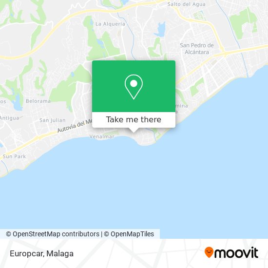 Europcar map