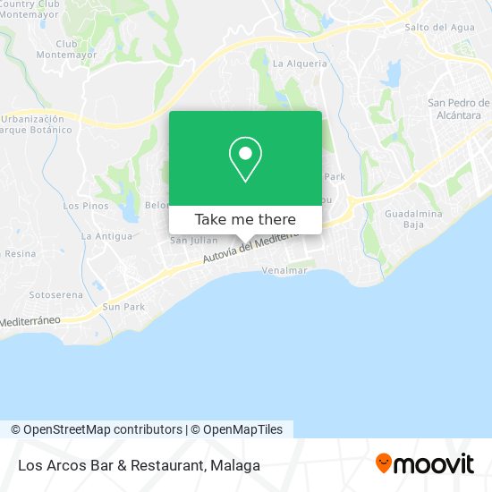 Los Arcos Bar & Restaurant map