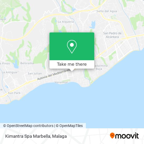 Kimantra Spa Marbella map