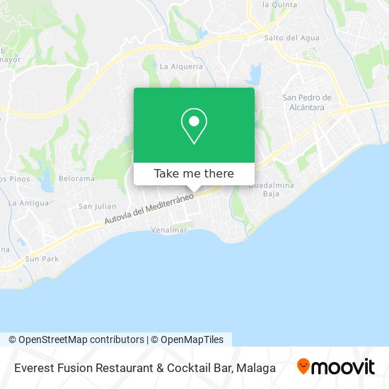 Everest Fusion Restaurant & Cocktail Bar map