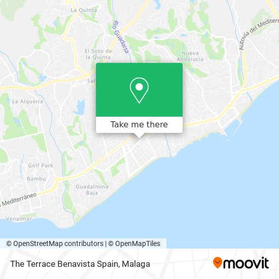 The Terrace Benavista Spain map