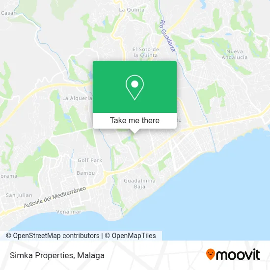 Simka Properties map