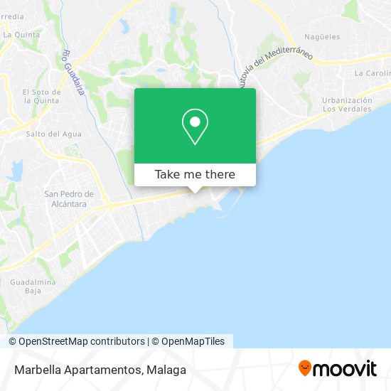 Marbella Apartamentos map