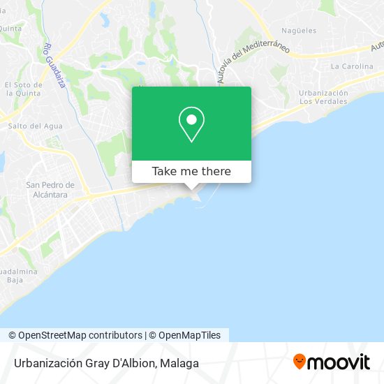 Urbanización Gray D'Albion map