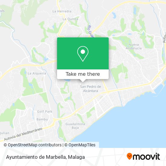 Ayuntamiento de Marbella map