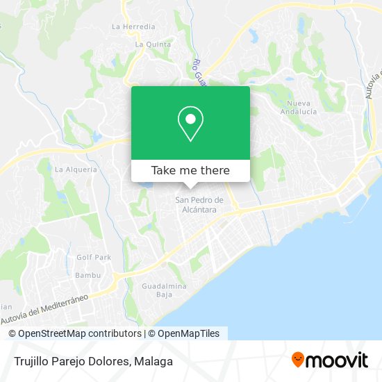 Trujillo Parejo Dolores map