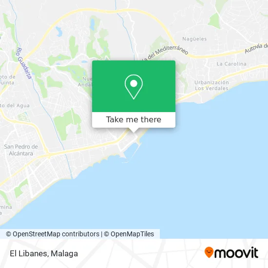 El Libanes map