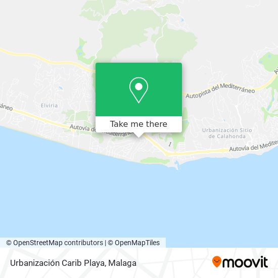 Urbanización Carib Playa map