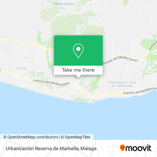 Urbanización Reserva de Marbella map