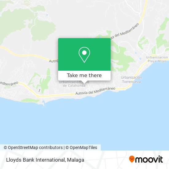 Lloyds Bank International map