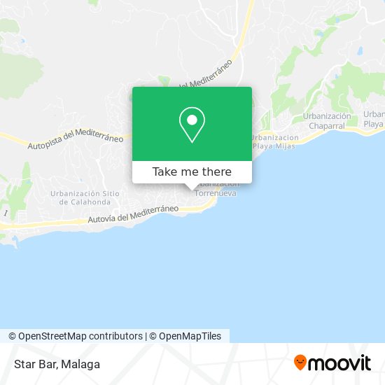 Star Bar map