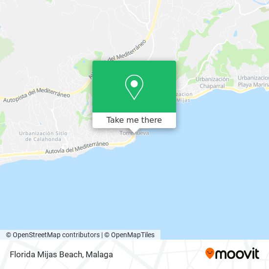 Florida Mijas Beach map