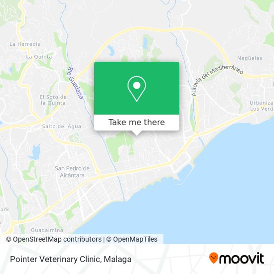 mapa Pointer Veterinary Clinic