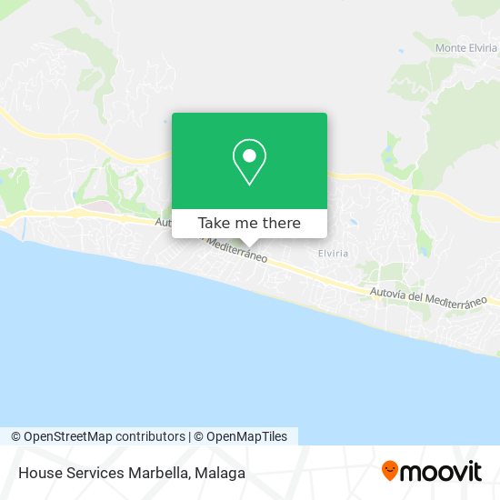 House Services Marbella map