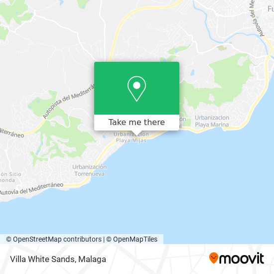 mapa Villa White Sands