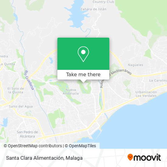 Santa Clara Alimentación map