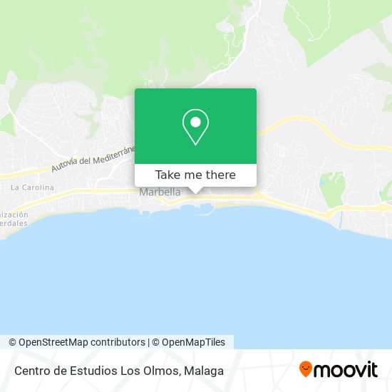 Centro de Estudios Los Olmos map
