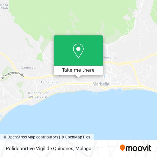 Polideportivo Vigil de Quiñones map