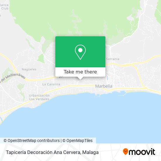 Tapicería Decoración Ana Cervera map