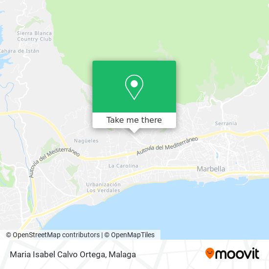 Maria Isabel Calvo Ortega map