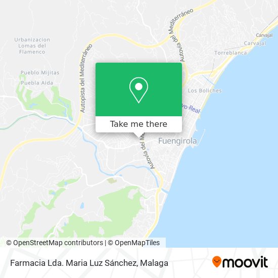 Farmacia Lda. Maria Luz Sánchez map