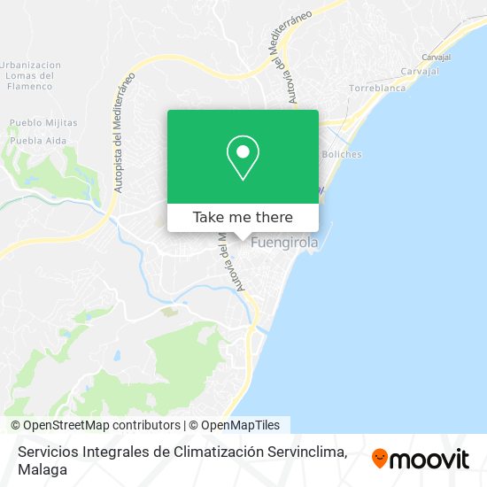 Servicios Integrales de Climatización Servinclima map