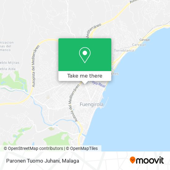 How to get to Paronen Tuomo Juhani in Fuengirola by Bus or Train?