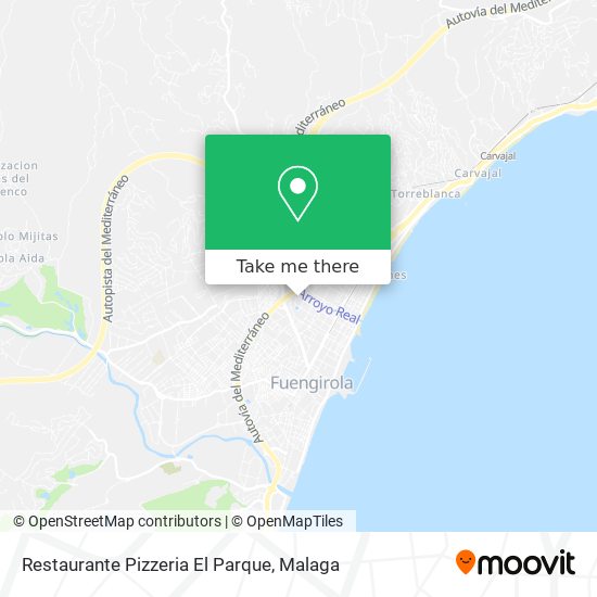 Restaurante Pizzeria El Parque map