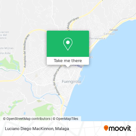 Luciano Diego MacKinnon map