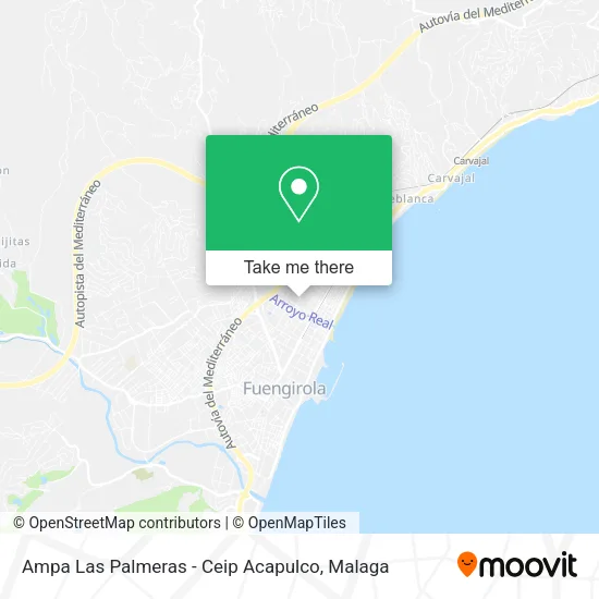 Ampa Las Palmeras - Ceip Acapulco map