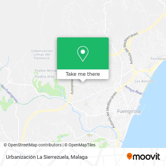 Urbanización La Sierrezuela map