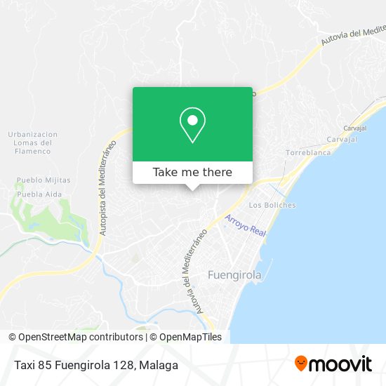 Taxi 85 Fuengirola 128 map