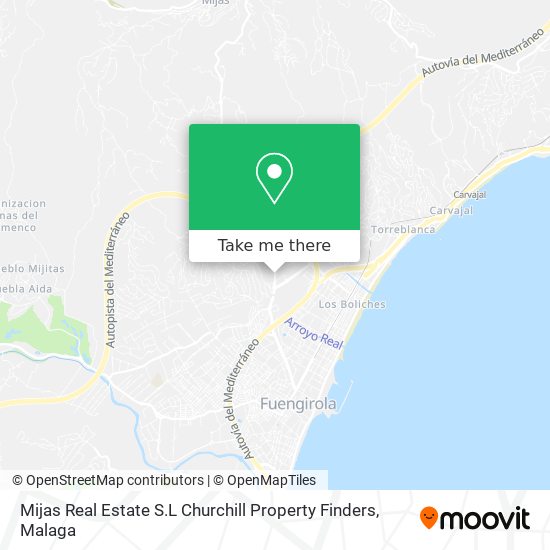 Mijas Real Estate S.L Churchill Property Finders map