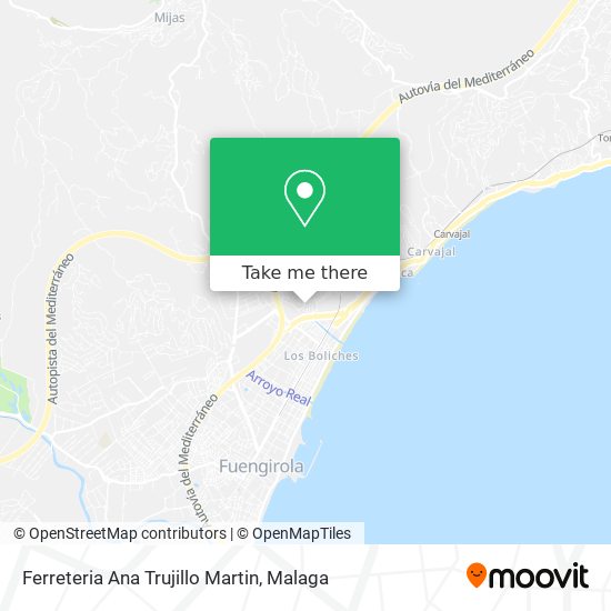 Ferreteria Ana Trujillo Martin map