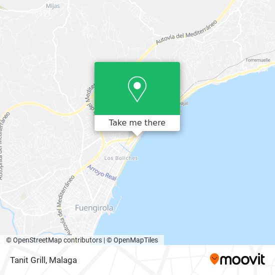 Tanit Grill map