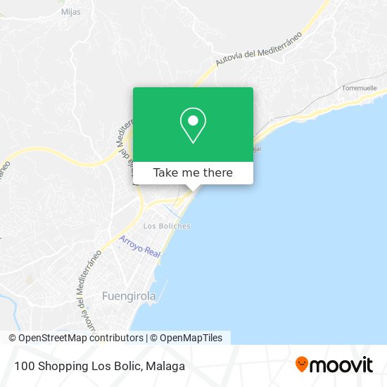 mapa 100 Shopping Los Bolic