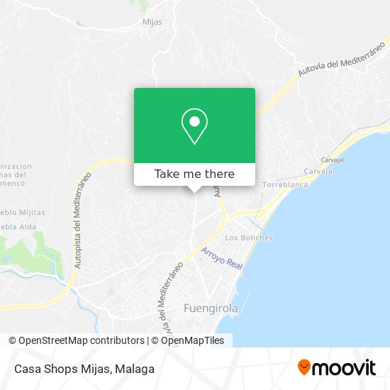 Casa Shops Mijas map