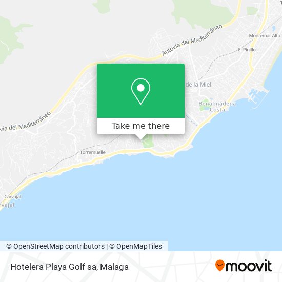 Hotelera Playa Golf sa map