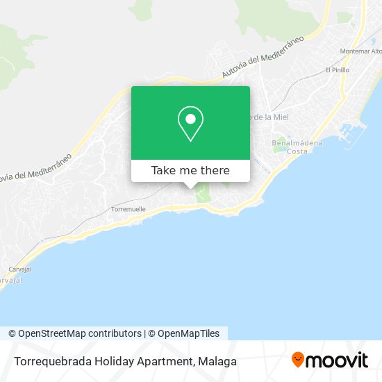 Torrequebrada Holiday Apartment map